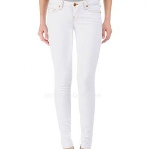 True Religion Lonestar Shannon white skinny jean25