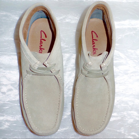 Clarks 'Wallabee' Ankle Boot Sand Suede