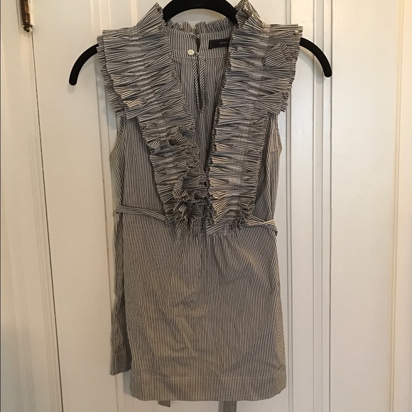 BCBG Max Azria ruffle top