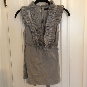 BCBG Max Azria ruffle top
