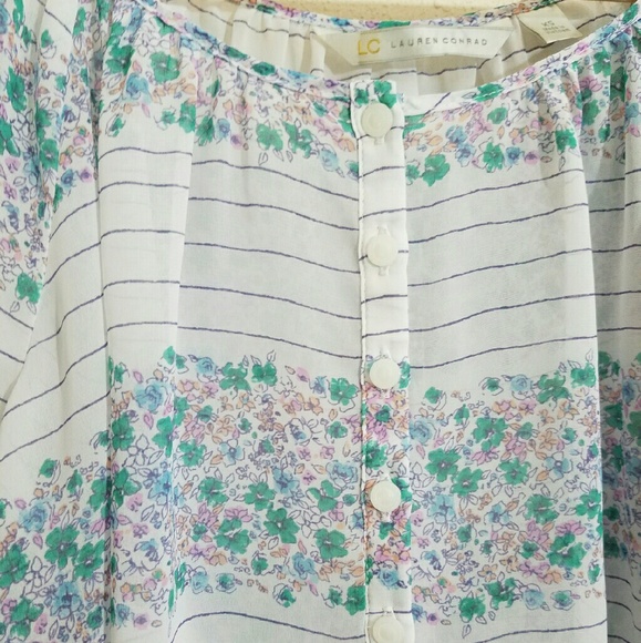 LC Lauren Conrad peasant blouse