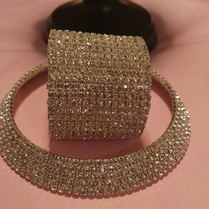 Diamond Necklace and Bracelet