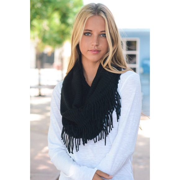 •Buy 2 Get 1 Free•Cuddle Love Burgundy Scarf - Picture 4 of 4