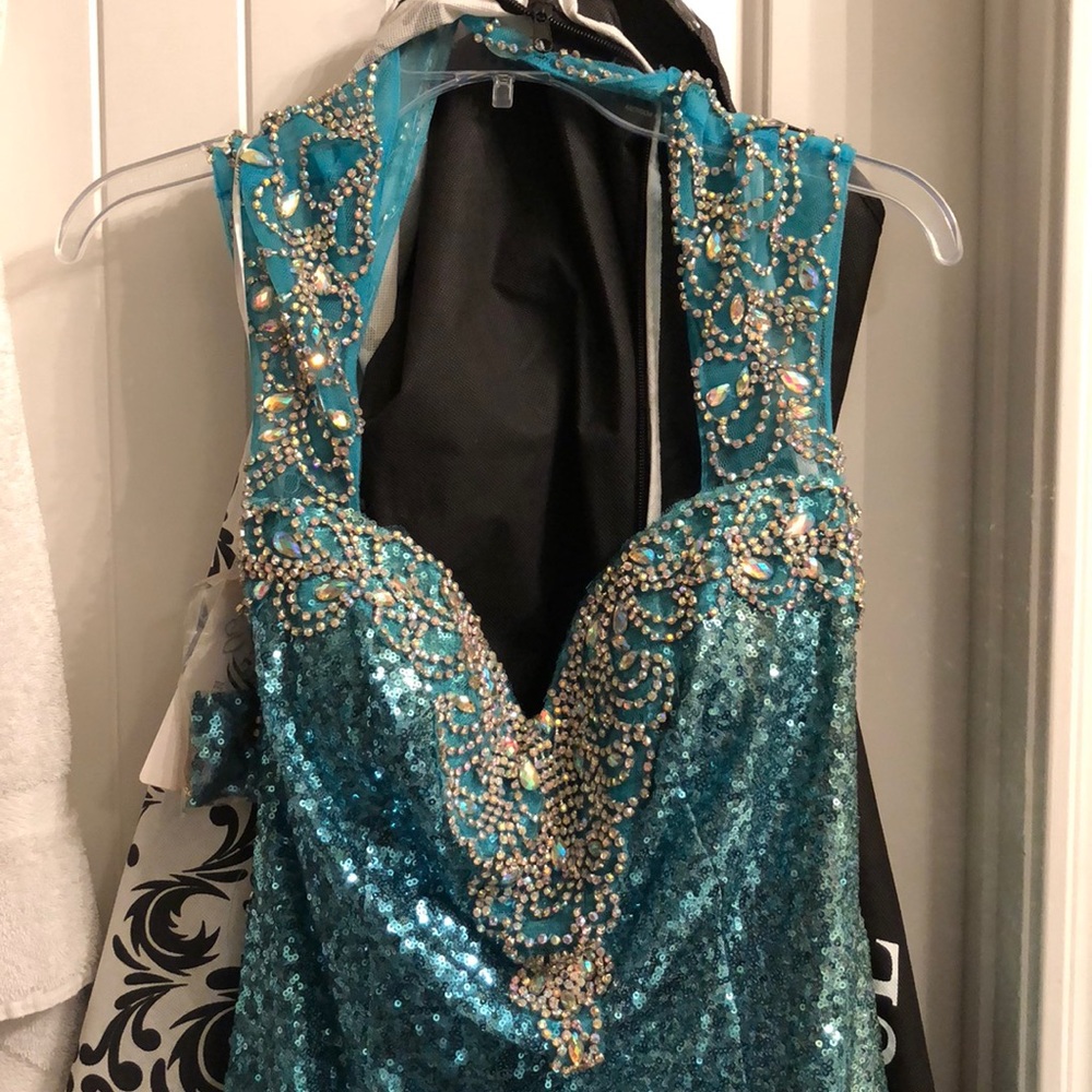 Tiffany design prom pageant dress