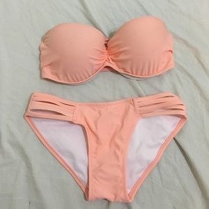 Peach bikini Set S