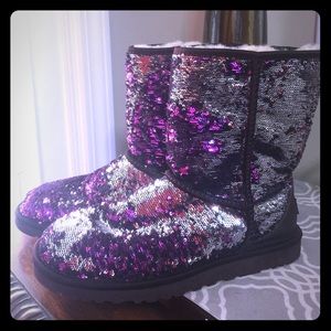Sequined Uggs size 9