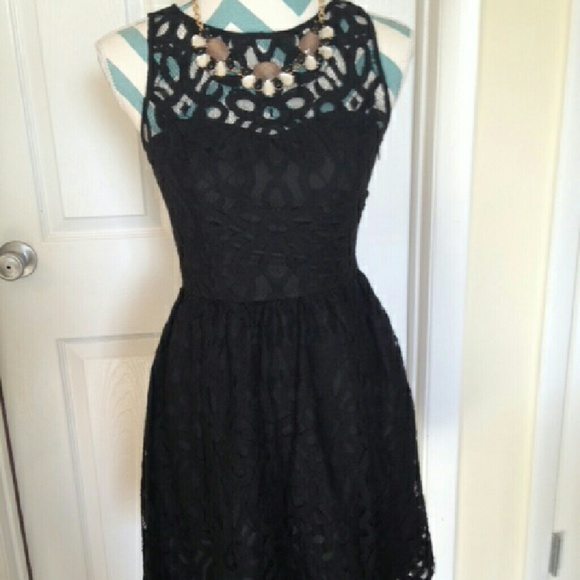 Black lace LC dress
