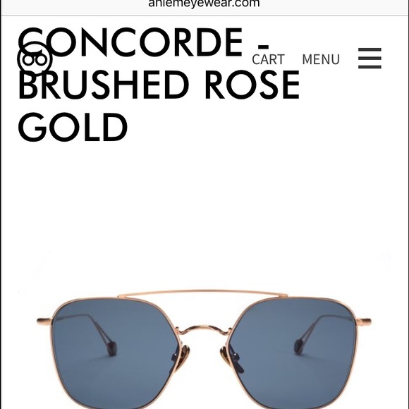 Ahlem brushed rose gold glasses || Traded with V