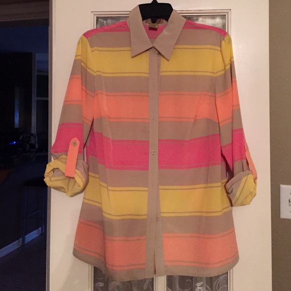 Valerie Stevens Striped Blouse