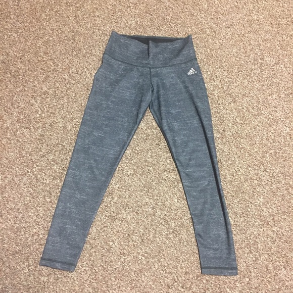 Grey Adidas Dry-fit Leggings