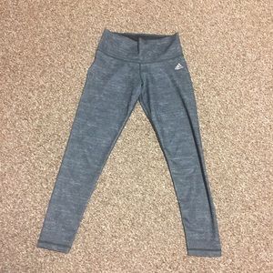 Grey Adidas Dry-fit Leggings