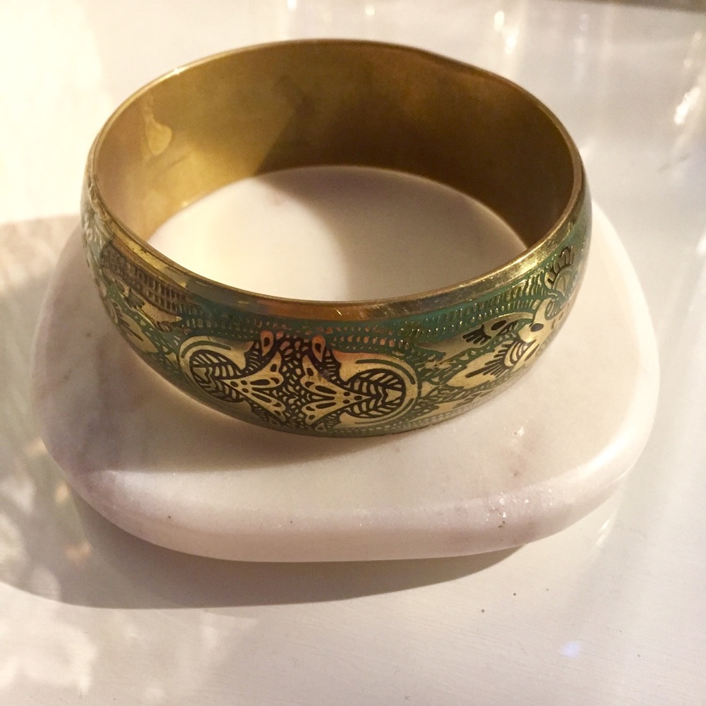 ✨beautiful turquoise gold bracelet✨