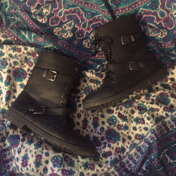 Forever21 combat boots