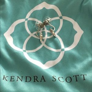 Kendra Scott Sierra Ear Jackets in Platinum Drusy