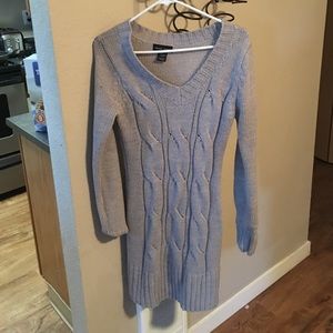 Grey long sweater