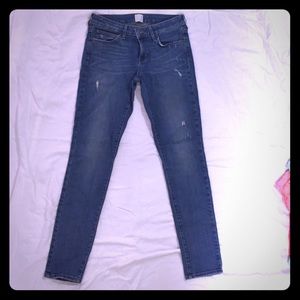 Rich & Skinny light wash jeans.