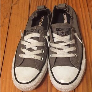 Women's Converse, sz 6, gray
