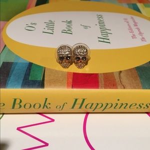 Skull Crustal Earring Studs💀💀