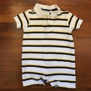 Like New Janie and Jack Boy's Striped One Piece