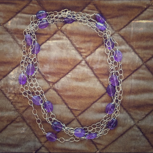 Kalibre long beaded necklace