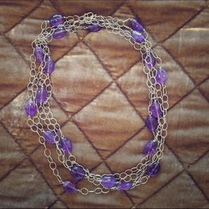 Kalibre long beaded necklace