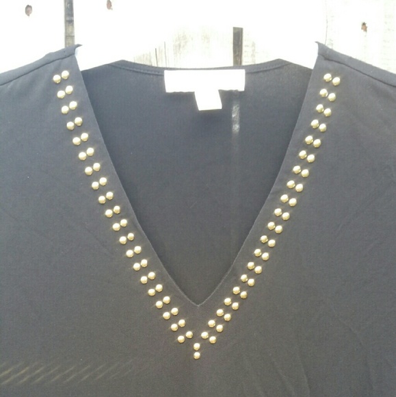 Michael Kors size medium dressy top Long Sleeve - Picture 4 of 4