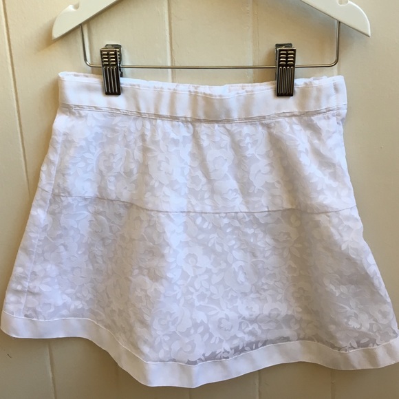NWOT Janie and Jack Girls White Skirt