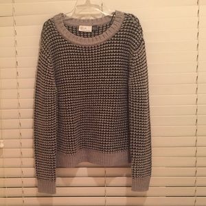 Black and grey sweater