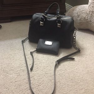 Michael Kors purse and small wallet