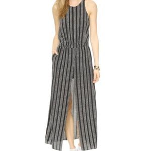 Club Monaco Avina silk maxi dress/romper size 4