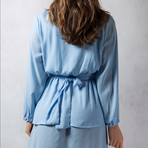 Celeste Long Sleeves Mini Dress - Picture 3 of 4