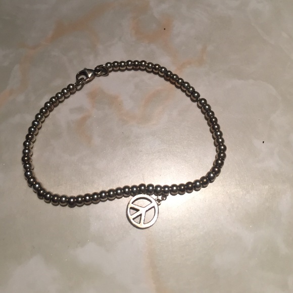 Tiffany & Co. peace sign bracelet