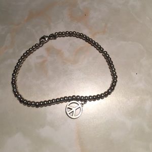 Tiffany & Co. peace sign bracelet