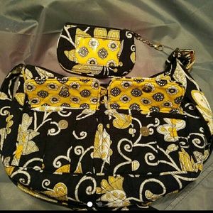 Vera Bradley Cross body and coin purse.