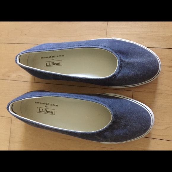 LL Bean Sunwashed Canvas Sneakers