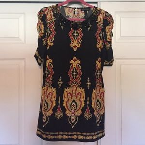 EUC beaded tunic