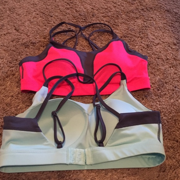 Bundle of 2 lghtly padded sports bras NWOT
