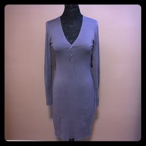 BCBG Maxazria Sexy Sweater Dress in plum size M