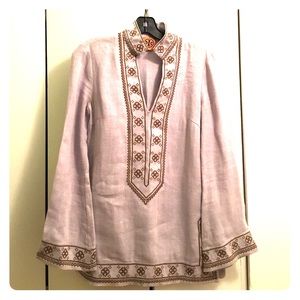 Tory Burch lilac tunic sz 6