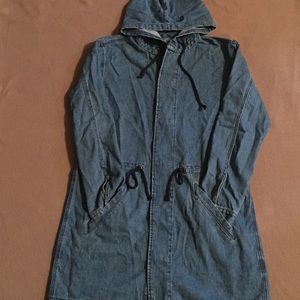 Men's Long-line Denim Jacket