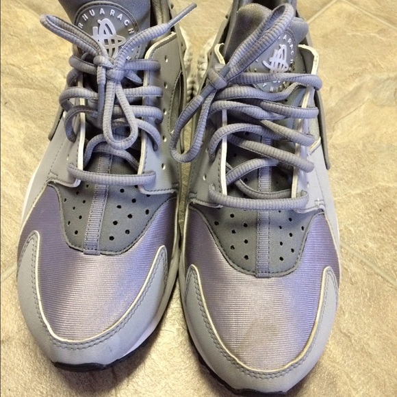 Silver Nike Air Huarache