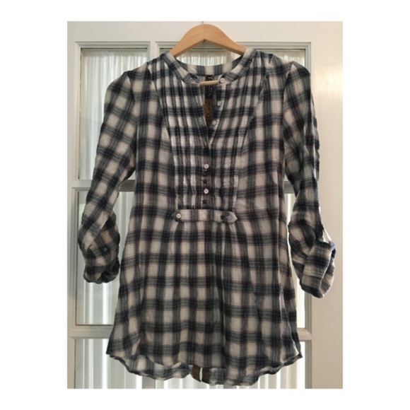 Free People 'Snap Out of It' Plaid Tunic