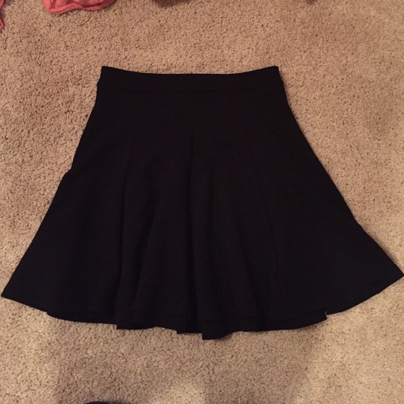 Black Lush Skater Skirt