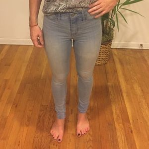 Skinny, stretchy jeans, size 1