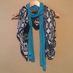 Teal Scarf Combo