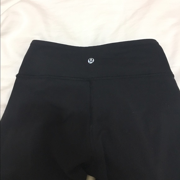 Lululemon full on luon black leggings.