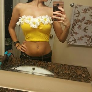 Flower child rave/Halloween top