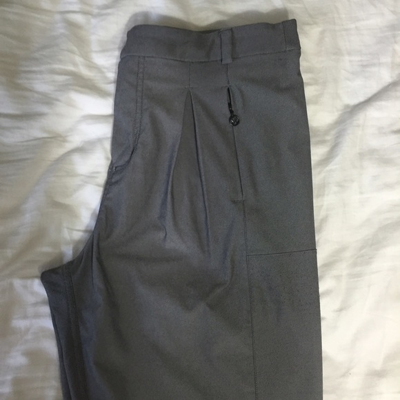 Lululemon Gray High Waisted Trousers