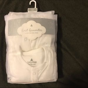 2 pack Favorite footed onesies