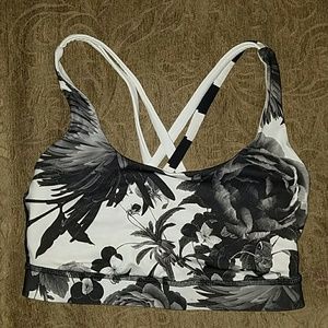 Lululemon Energy Bra Floral Size 4